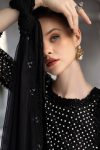 Embroidered Organza | EF26-23-Black | Maria B
