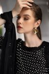 Embroidered Organza | EF26-23-Black | Maria B