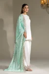 Crinkle Chiffon hand-embroidered | P-294 | Khuda Baksh