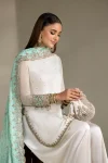 Crinkle Chiffon hand-embroidered | P-294 | Khuda Baksh