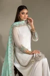 Crinkle Chiffon hand-embroidered | P-294 | Khuda Baksh